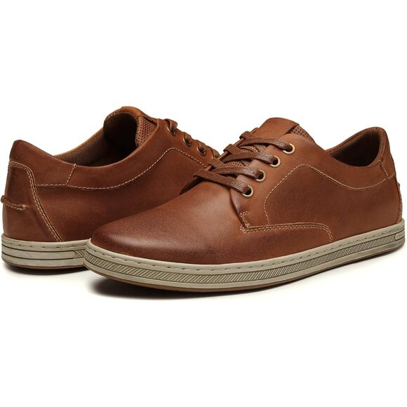 JOUSEN Men's Amy5100aca-redbrown Fashion Classic Retro Synthetic Casual Sneaker - Picture 3 of 7